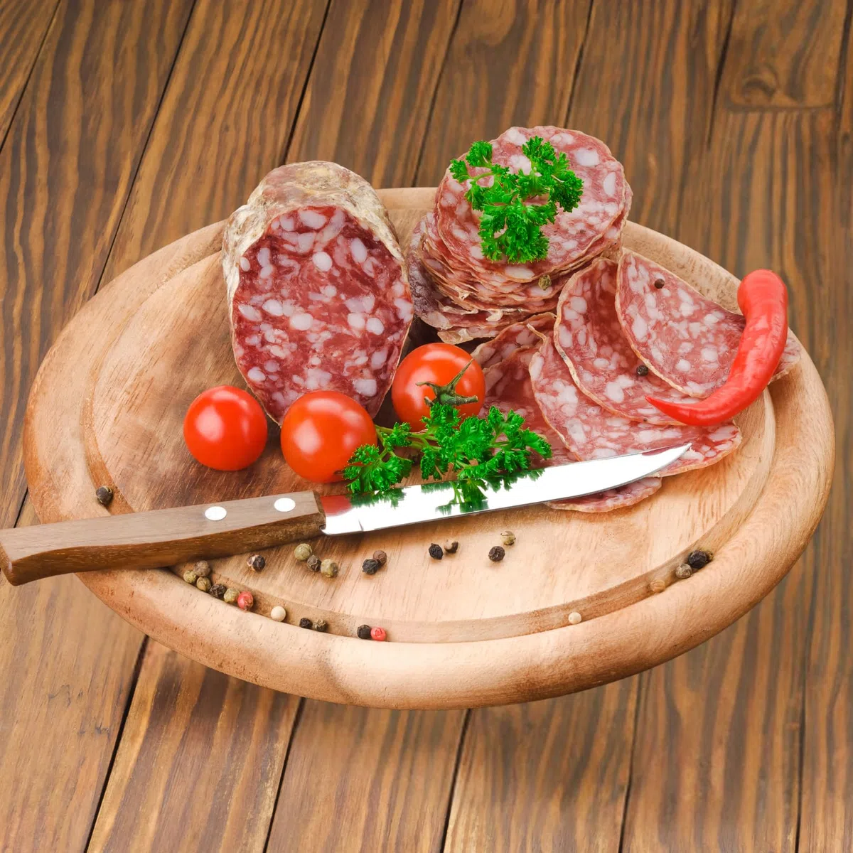 BAVAREGOLA Mailänder Salami 500g ungebunden im ganzen ca. 30cm - Original luftgetrocknete italienische Salami am Stück - Südtiroler Spezialität