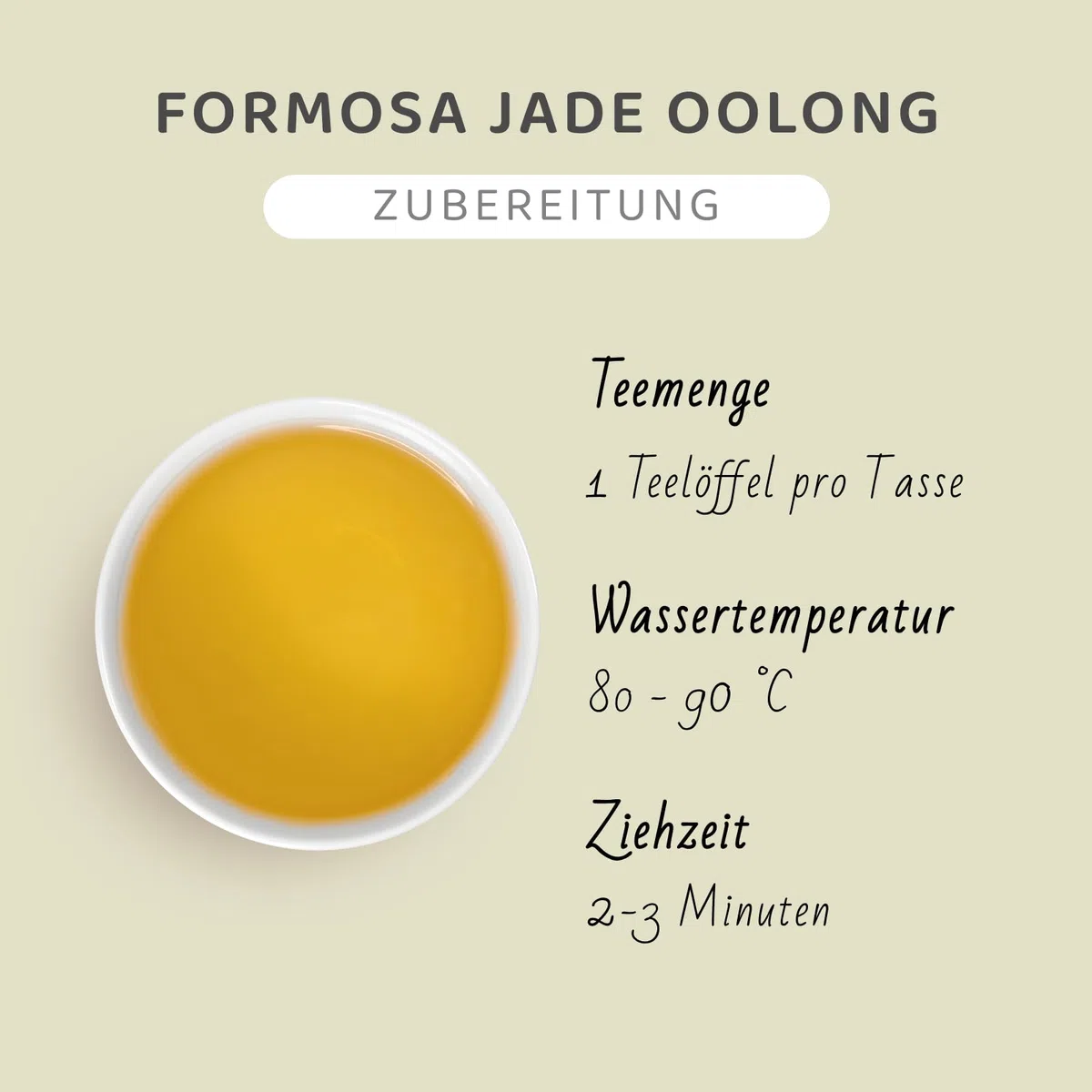 Formosa Jade Oolong, Tung Ting Jade Oolong, Premium Halbfermentierter Tee mit Grüntee Charakter Lose, Taiwanesischer Tee aus Nantou | WonderTea Formosa Jade Oolong Tea (100g)