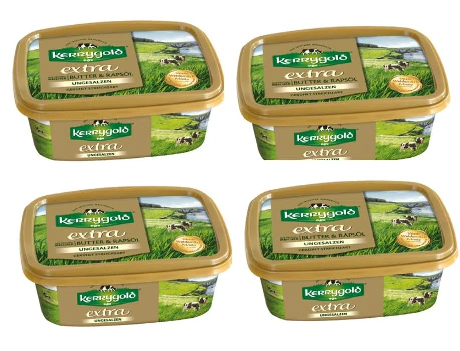 Kerrygold Extra ungesalzen gekühlt - 4x 250 g Becher