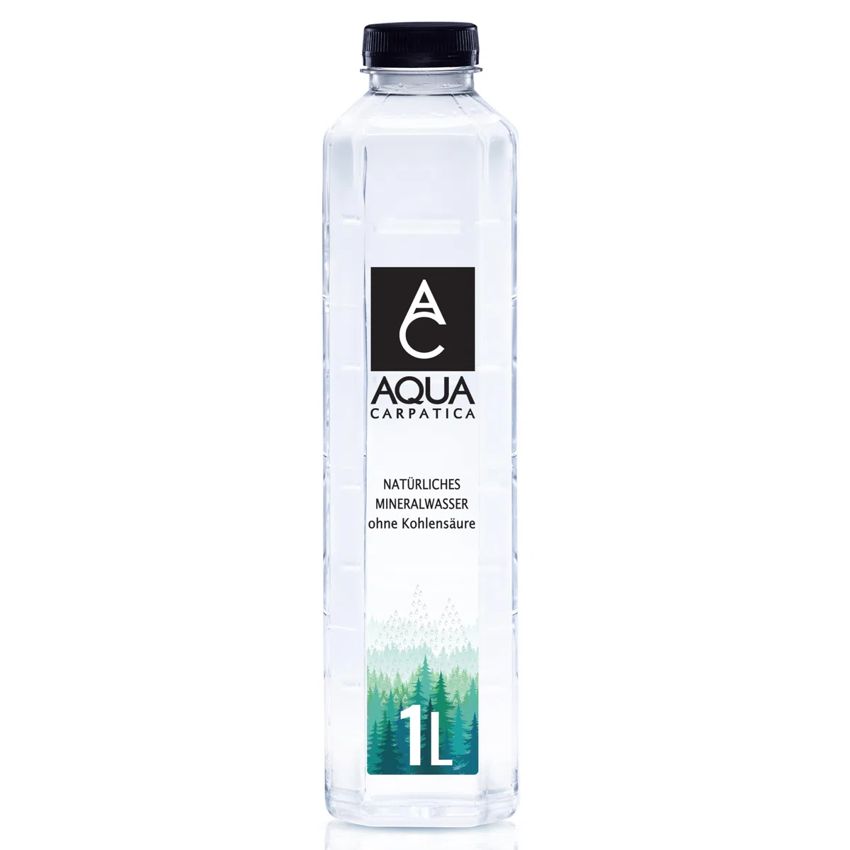 AQUA CARPATICA 1 L x 12 Still Water Premium Natürliches Mineralwasser, Mit Natürlichen Elektrolyten, 100% Recycelbar, BPA Frei, Perfekt für die Zubereitung von Babynahrung