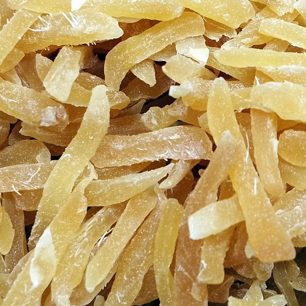 Kamelur 1kg Ingwer kandiert mild - kandierte Ginger Stäbchen in bester Qualität – kandierter Ingwer ungeschwefelt