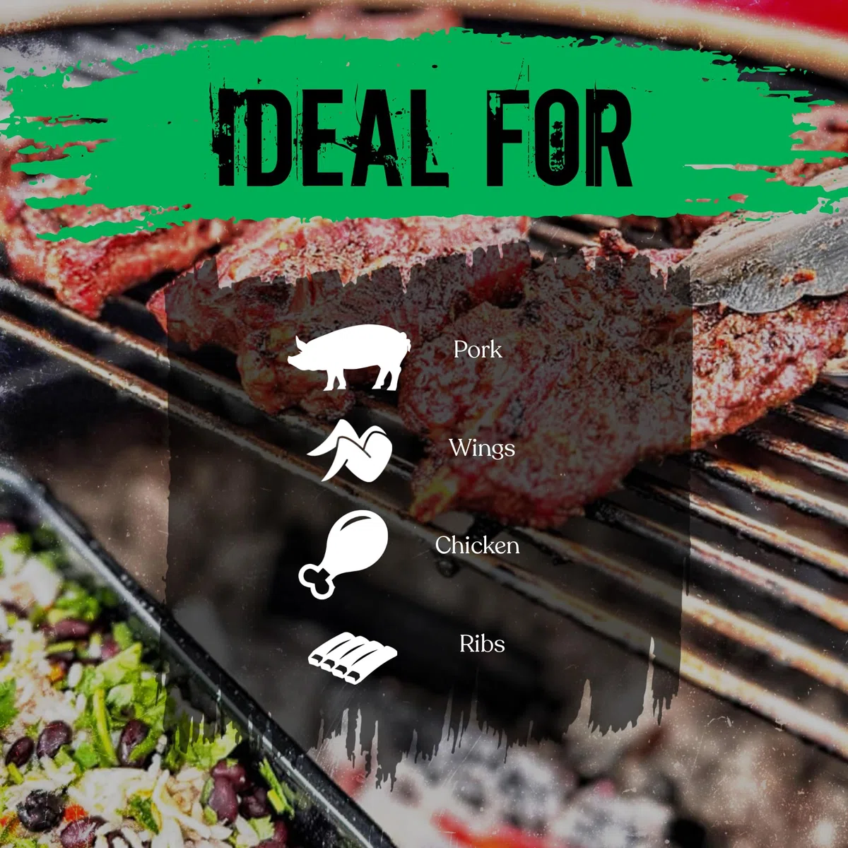 Angus & Oink Exodust Caribbean heißes Jerk -Gewürz | Perfekt für Ruck Chicken, Schweinefleisch, Fisch & mehr | Fruchtiges und würziges Salsa -Paarung | Glutenfrei, veganfreundlich | 230g