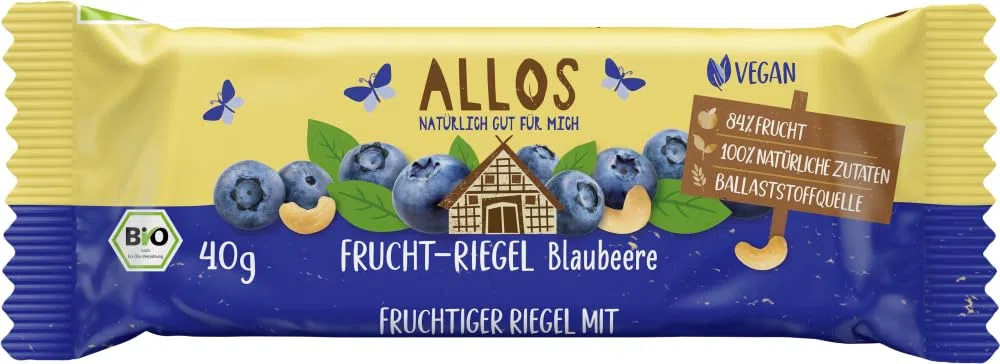 Frucht-Riegel Blaubeere 12 x 40 g