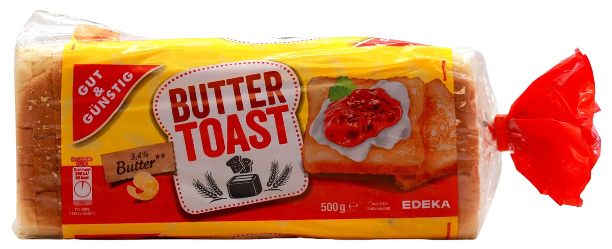 Gut & Günstig Butter Toast, 5er Pack (5 x 500g)