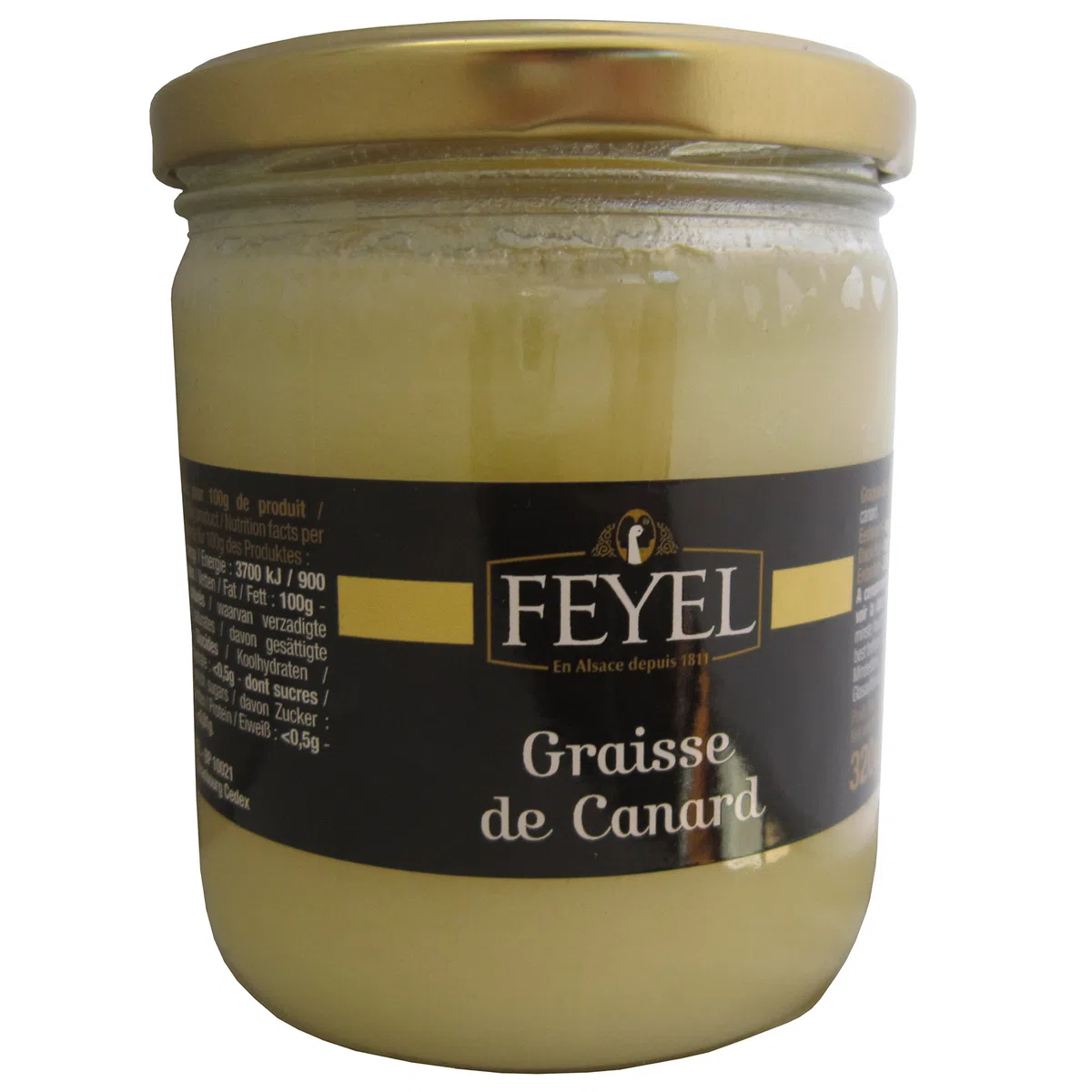Schmalz - Graisse de Canard, Fett von der Ente ohne Salz, Entenschmalz 320 g