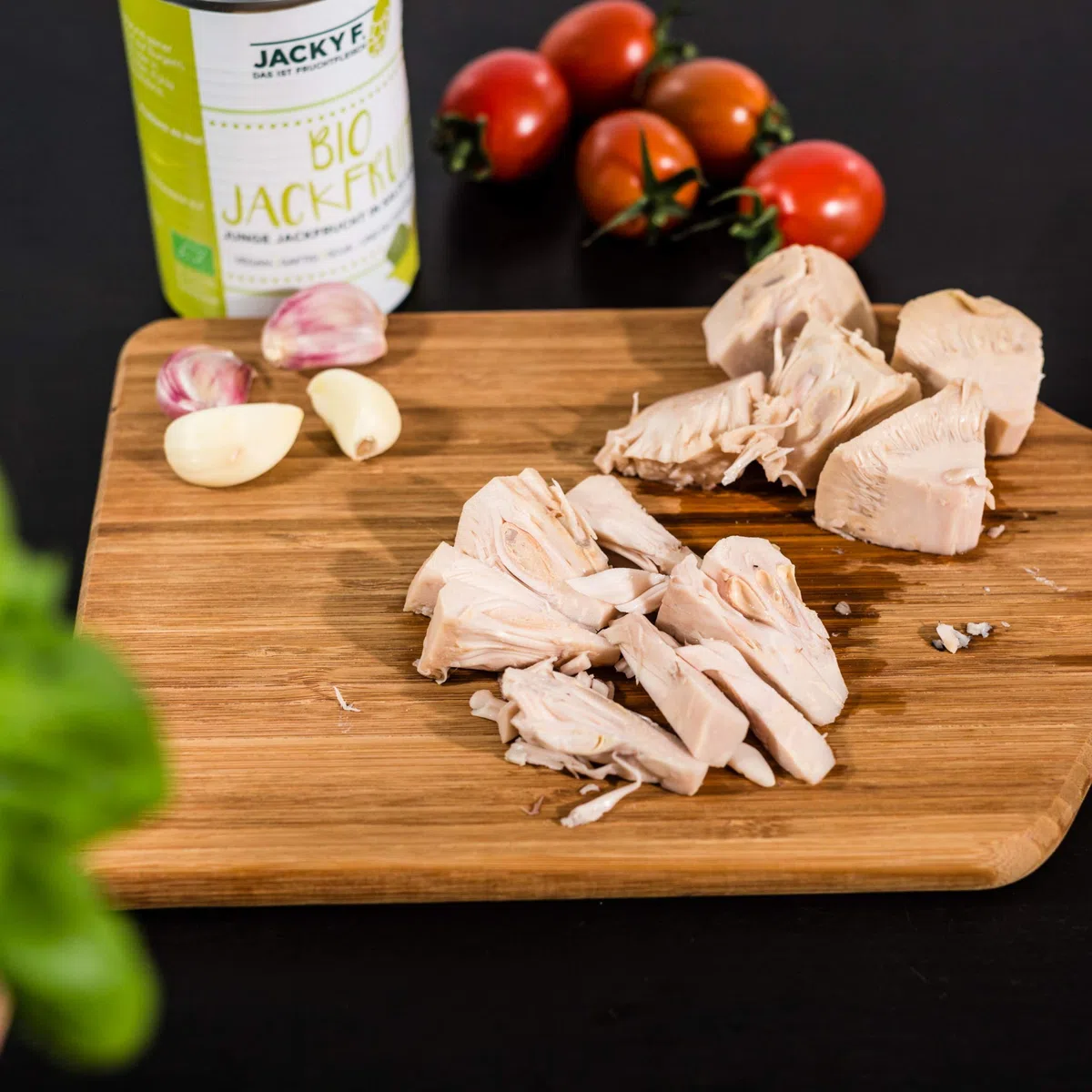 Jacky F. Bio Jackfruit, Junge Jackfrucht in Salzlake, 4er Pack (4 x 400 g Dose)