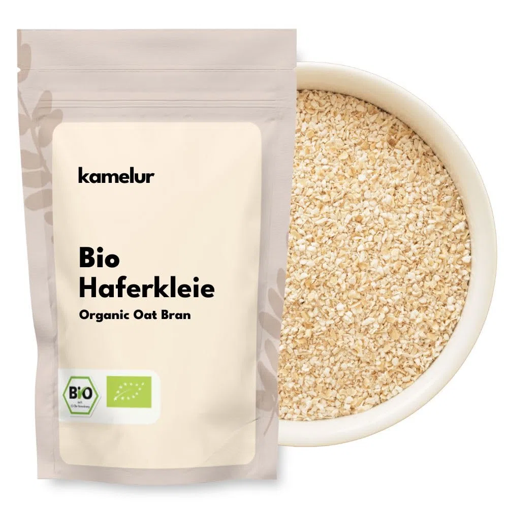 Kamelur Bio Haferkleie mit Keim (3kg) - BIO Hafer Kleie für ein schmackhaftes Müsli