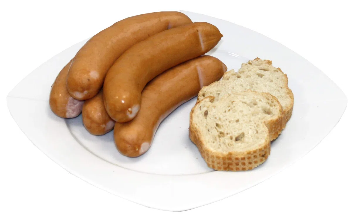 Bockwurst frisch | traditionelles Würstchen geräuchert | Bockwürste im Naturdarm | Curry-Wurst Premium-Qualität 10 x 110g