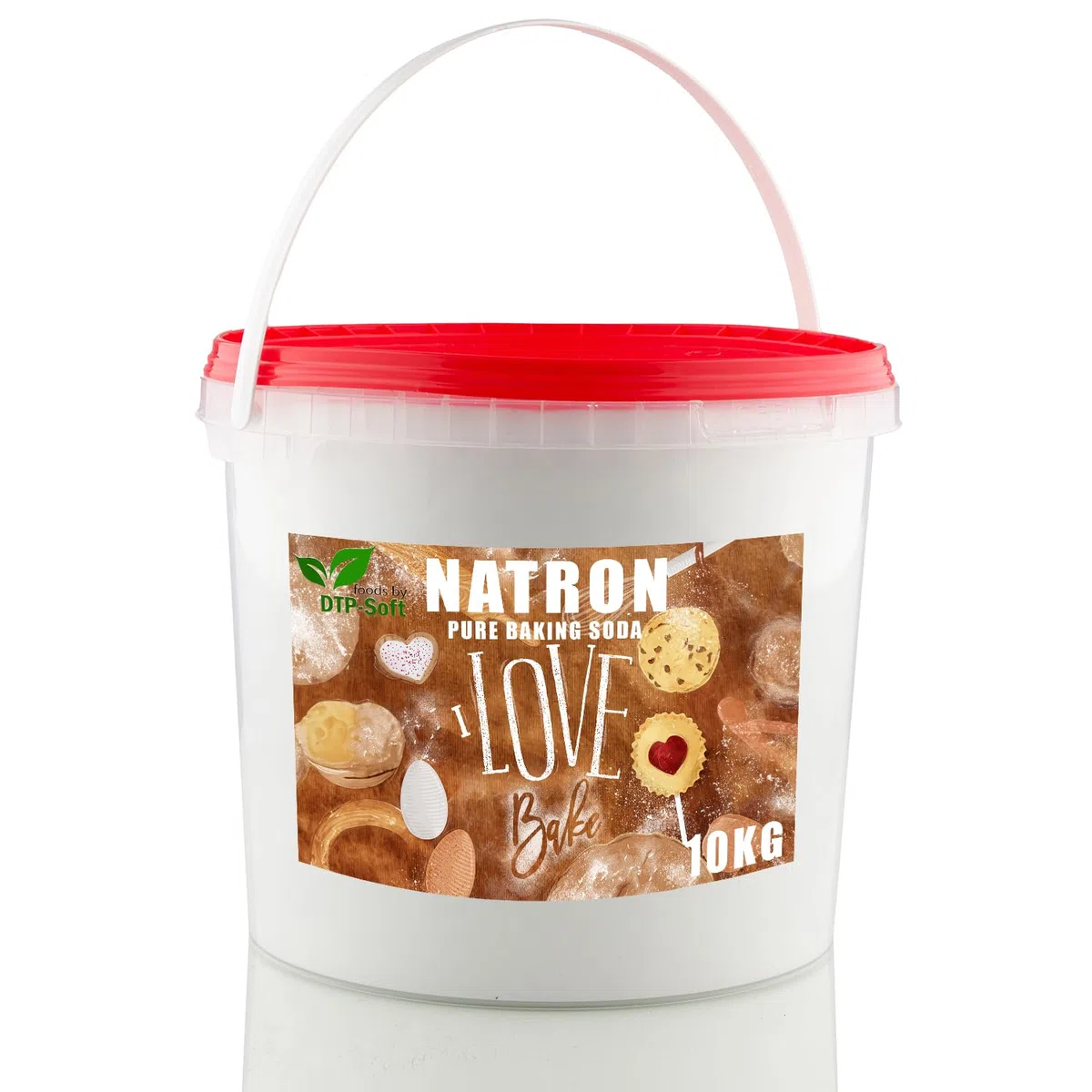 Natriumhydrogencarbonat Baking Soda Natriumsalz| Natron E500 in Eimer TOP (10kg)